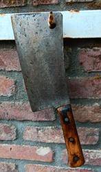 Antiek slagersmes-bijl MESTRO DEN HAAG, Antiek en Kunst, Ophalen of Verzenden