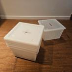 Ikea Vessla opbergboxen met wieltjes 5 stuks, Ophalen of Verzenden, Minder dan 50 cm, Minder dan 50 cm