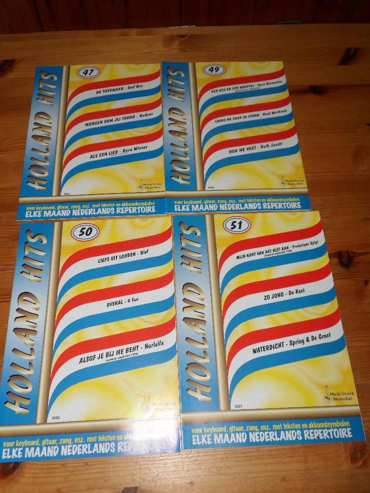 Holland Hits - 47 / 49 / 51, Muziek en Instrumenten, Bladmuziek, Nieuw, Artiest of Componist, Populair, Gitaar, Piano, Keyboard
