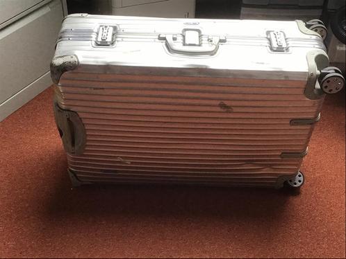 Aluminium Rimowa koffer Check-In maat L, Sieraden, Tassen en Uiterlijk, Koffers, Gebruikt, Metaal, 70 cm of meer, 45 tot 55 cm