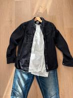2 Lee overhemden zwart spijker / stof ruit maat M, Kleding | Heren, Overhemden, Zwart, Zo goed als nieuw, Lee, Halswijdte 39/40 (M)