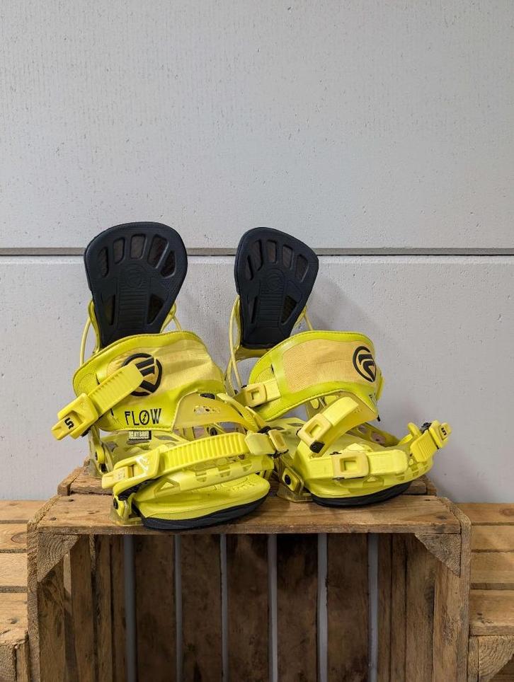 Flow NX2 snowboard binding maat L volt, Sport en Fitness, Snowboarden, Gebruikt, Bindingen, Ophalen of Verzenden