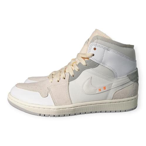 Nike Air Jordan 1 Mid SE Craft Inside Out White Grey - 40, Kleding | Dames, Schoenen, Nieuw, Sneakers of Gympen, Grijs, Verzenden