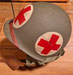 WW2 M1 Medic Helm wo2, Verzamelen, Ophalen of Verzenden, Amerika, Helm of Baret