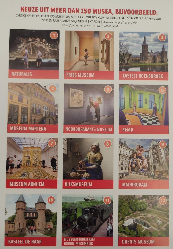 2 of 4 kaartjes voor 150 musea. Oa Rijksmuseum. Tot 31-12-25, Tickets en Kaartjes, Musea, Twee personen, Ticket of Toegangskaart