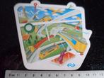 sticker ns logo overal naartoe met de treinen spoor, Verzenden, Zo goed als nieuw, Bedrijf of Vereniging
