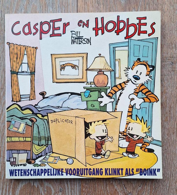 Casper en Hobbes nr.6 "Wetenschappelijke vooruitgang klinkt, Boeken, Stripboeken, Gelezen, Eén stripboek, Ophalen of Verzenden