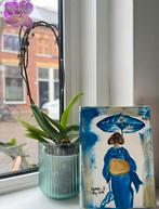 Oil painting 24x18cm, Tuin en Terras, Bloempotten, Rond, Ophalen of Verzenden, Zo goed als nieuw, Aardewerk