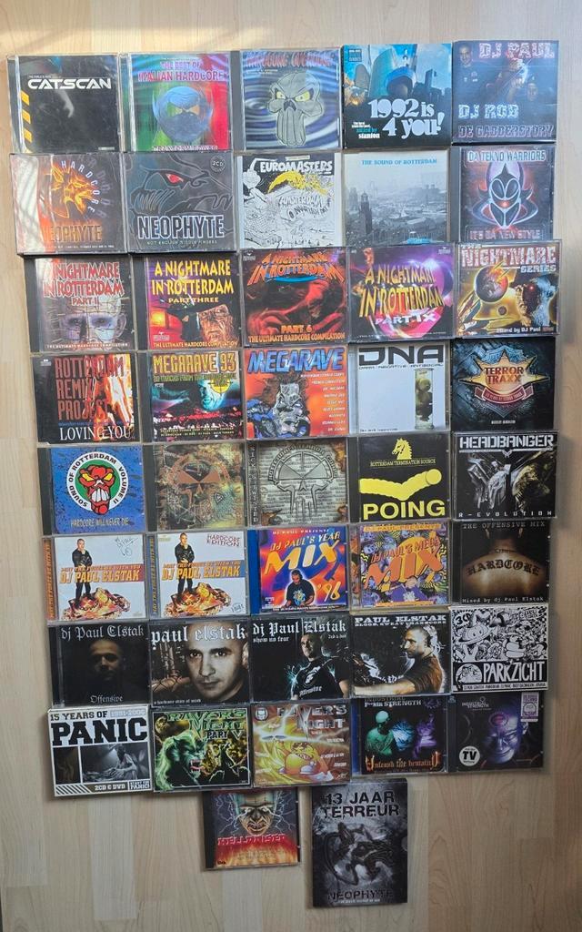 HARCORE 41x CD + 1x DVD COLLECTIE, Cd's en Dvd's, Cd's | Dance en House, Gebruikt, Ophalen of Verzenden