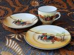 Mooie oude Engelse Dickens kop en schotels van Royal Doulton, Antiek en Kunst, Antiek | Porselein, Ophalen of Verzenden