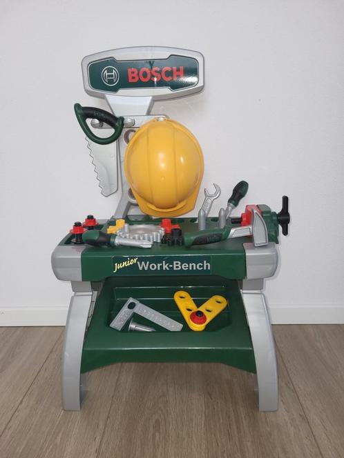 Bosch Junior werkbankje, Kinderen en Baby's, Speelgoed | Speeltafels, Zo goed als nieuw, Ophalen of Verzenden