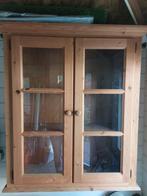 Vitrine hangkastje grenen, Ophalen, Gebruikt, 50 tot 100 cm, Minder dan 100 cm