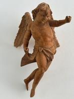 Cherubijn / engel / putti. Barok, 18e eeuws. Mooi gesneden!, Ophalen of Verzenden