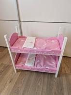 Poppenstapelbed - Roze met Wit, Ophalen of Verzenden, Zo goed als nieuw, Toebehoren