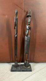 Man & Woman West Africa Hand Curved, Verzamelen, Beelden en Beeldjes, Ophalen