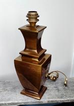 Brutalistische Bronzen Lamp / Tafellamp / Schemerlamp - 44CM, Ophalen of Verzenden, Zo goed als nieuw, Brutalistisch