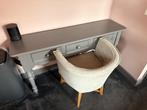 Sfeervolle brocante side table / kaptafel, Ophalen, Gebruikt, 100 tot 150 cm, Minder dan 100 cm