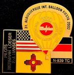 3.Albuquerque Balloon Fiesta 2002 pin, Verzenden, Nieuw, Merk, Speldje of Pin