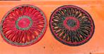 5x vintage rafia onderzetters diverse kleuren/vormen, Huis en Inrichting, Woonaccessoires | Onderzetters, Ophalen of Verzenden