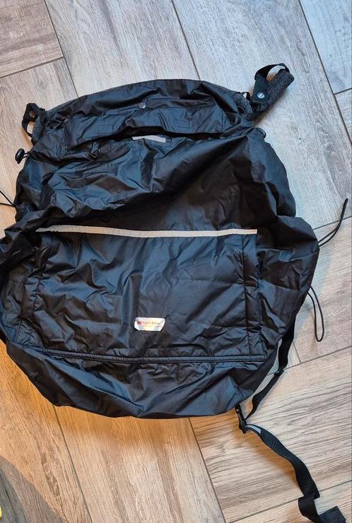 Hoppediz regenhoes fleece draagzak, Kinderen en Baby's, Babydragers en Draagdoeken, Zo goed als nieuw, Overige typen, Buik, Rug of Zij