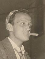 Foto: Man met sigaar, jaren '40-'60, Ophalen of Verzenden