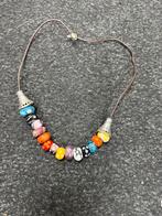 Kleurrijke kralen ketting, Sieraden, Tassen en Uiterlijk, Kettingen, Overige materialen, Verstelbaar, Overige kleuren, Ophalen of Verzenden