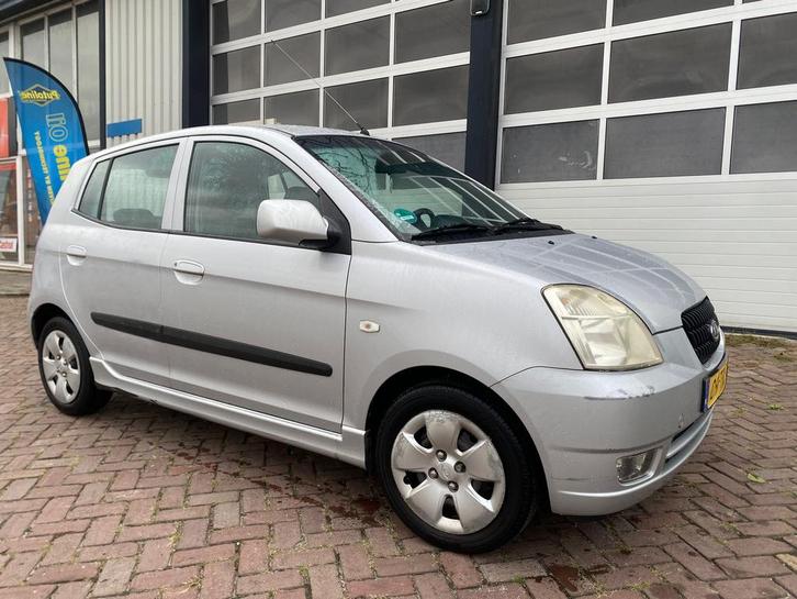 Kia Picanto 1.0 2007 Grijs, Auto's, Kia, Bedrijf, Picanto, Airbags, Airconditioning, Centrale vergrendeling, Elektrische ramen