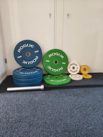 Rogue Fitness Bumper Set + Halter beschikbaar voor biedingen