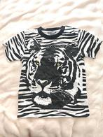 Kinder shirt maat 110 zwart wit tijger, Verzenden, Jongen of Meisje, H&M, Nieuw
