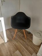 Zwarte Kuipstoel Kunststof, Huis en Inrichting, Stoelen, Zwart, Zo goed als nieuw, Eén, Ophalen