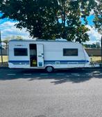 Hobby 540 UL met mover en airco incl stalling., Rondzit, Hobby, 7 tot 8 meter, Kachel