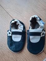 Petitoo leren slofjes maat 18 (6-12 mnd), Slofjes, Jongetje of Meisje, Ophalen of Verzenden, Zo goed als nieuw