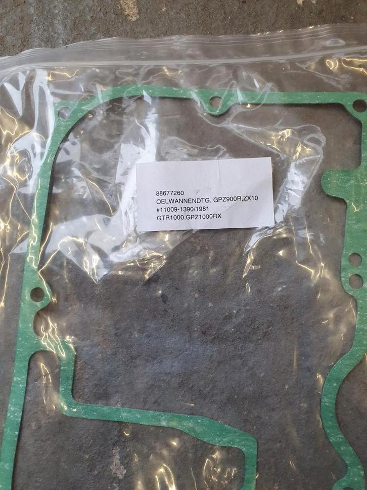 Pakking GPZ900R ZX10 OELWANNENDTG 88677260, Motoren, Onderdelen | Kawasaki, Nieuw, Ophalen of Verzenden
