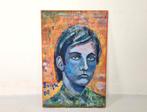 Portret van een Jongen Schilderij op Paneel, 1968, Ophalen of Verzenden