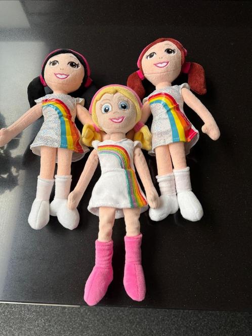 3 knuffels van K3, Hanne, Marthe en Klaasje. Studio 100, Kinderen en Baby's, Speelgoed | Knuffels en Pluche, Zo goed als nieuw