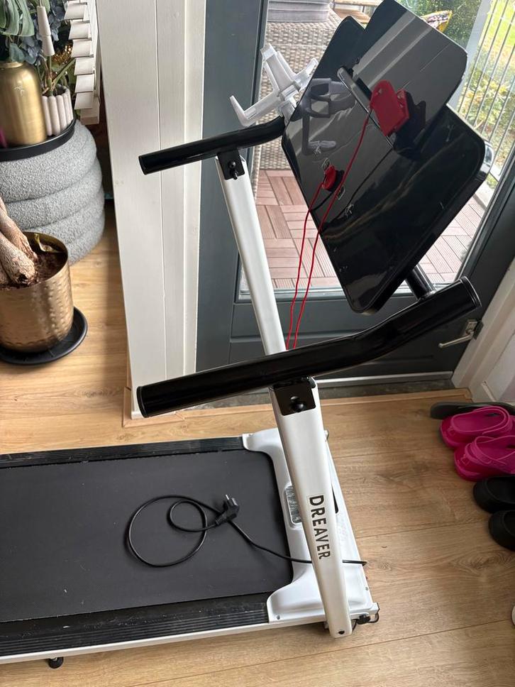 Inklapbare Loopband - Compact en Handig!, Sport en Fitness, Fitnessapparatuur, Gebruikt, Loopband, Benen, Metaal, Ophalen