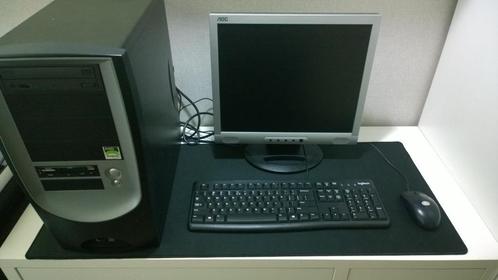 Retro PC (gaming) AMD Sempron, FX5200, Compleet, win XP, Computers en Software, Vintage Computers, Ophalen