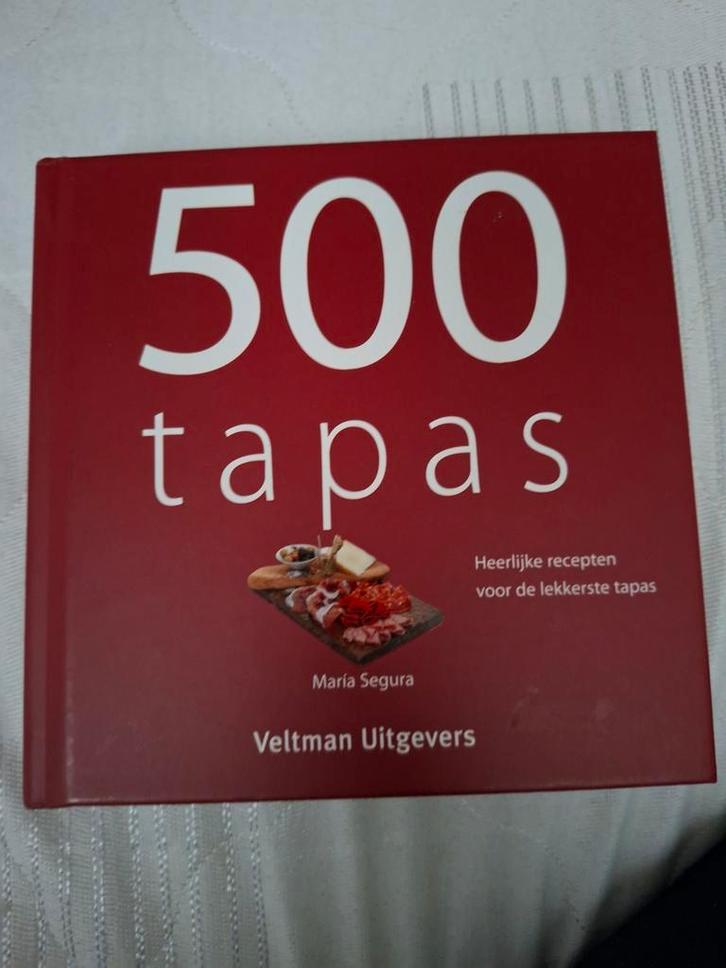 500 Tapas - Zo Goed Als Nieuw!, Boeken, Kookboeken, Ophalen of Verzenden