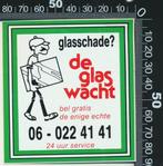 Sticker: De Glaswacht, Ophalen of Verzenden, Zo goed als nieuw, Bedrijf of Vereniging