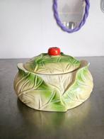Saladepot met deksel met tomaatje, Ophalen of Verzenden