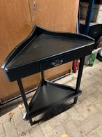 Hoektafel / Plantentafel Zwart, Huis en Inrichting, Ophalen, Minder dan 55 cm, Gebruikt, Overige vormen