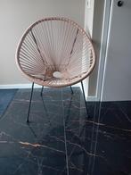 Beige Loungestoel (Ei-vorm), Bruin, Nieuw, Ophalen of Verzenden, Metaal