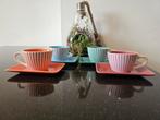 Mooi setje espressokopjes van Yves Rocher, Huis en Inrichting, Keuken | Servies, Ophalen of Verzenden, Zo goed als nieuw, Overige stijlen