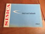 NL instructieboek Simca Etoile, Elysee, Montlhery, Monaco 61, Ophalen of Verzenden