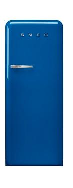 SMEG blauw koelkast, Witgoed en Apparatuur, Koelkasten en IJskasten, 200 liter of meer, Zo goed als nieuw, Met vriesvak, 160 cm of meer