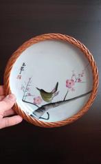 Chinees keramisch bord versierd met vogels, Antiek en Kunst, Ophalen of Verzenden