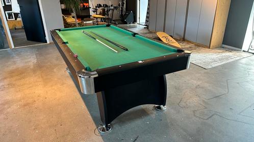 Pooltafel met alle accessoires, Sport en Fitness, Biljarten en Poolen, Gebruikt, Pooltafel, Ophalen