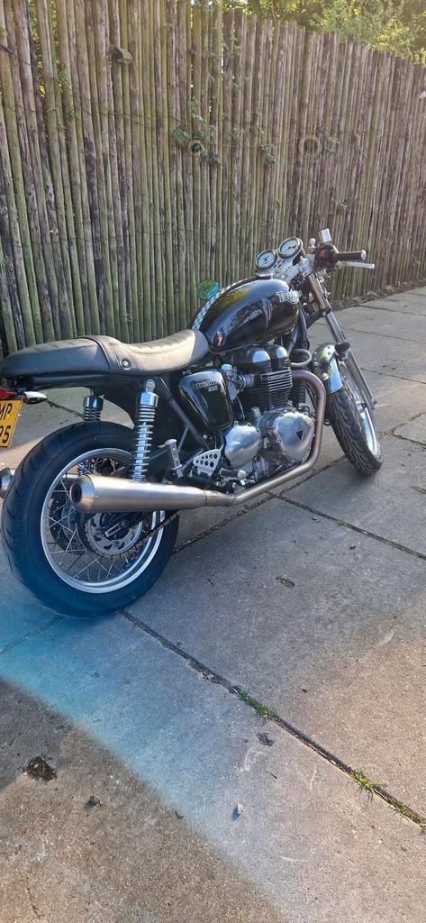 Triumph thruxton 900 cafe racer, Motoren, Motoren | Triumph, Particulier, Overig, 2 cilinders, Ophalen