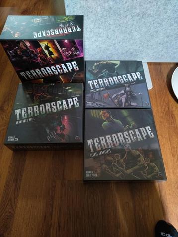Terrorscape plus 3 uitbreidingen beschikbaar voor biedingen