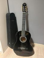 zwarte gitaar, Verzenden, Zo goed als nieuw, Klassieke of Spaanse gitaar